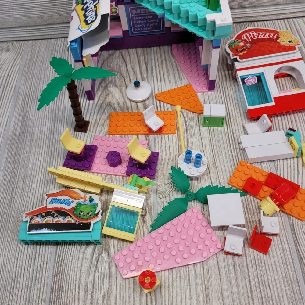 Shopkins Food Court Playset‎ Building Blocks Mini Figures For Parts Incomplete